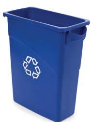 0 blauw VB 00 grijs VB 00 Untouchable container, Polyethyleen afvalbak met treksluiting voor