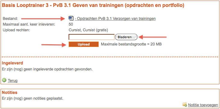 3 Specifieke informatie voor de cursist 3.1 Downloaden van opdrachten Als cursist ga je aan de slag met de opdrachten die horen bij de verschillende PvB s.