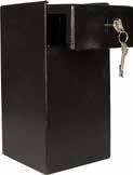 per slot meegeleverd) Kleur: zwart cashbox kassakluis 101000102 Cashbox 250 x 130 x 250