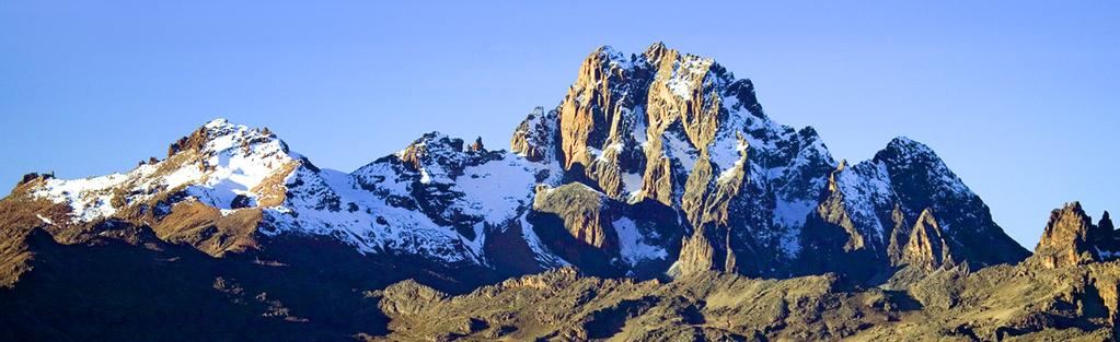 Zie haar schoonheid Benedict: As a geography student climbing Mount Kenya will help me see what I was taught in class like rainforest and rivers.