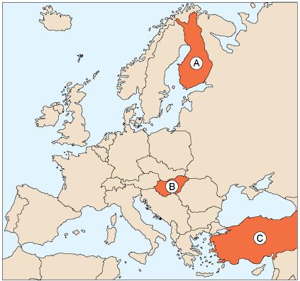 vraag 25 Satellietstaten Na het einde van de Tweede Wereldoorlog werden veel Europese landen satellietstaten van de Sovjet-Unie.