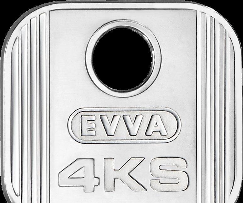 optimale grip en ergonomie EVVA unieke beveiliging EVVA investeert onophoudelijk in onderzoek en ontwikkelt op die manier telkens weer nieuwe sleuteltechnologieën.