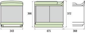 32 (2x16 ) Wordt inclusief meeneemhaak