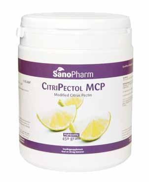 w CitriPectol MCP CitriPectol MCP Het preparaat CitriPectol MCP bestaat uit gemodificeerde citruspectine (modified citrus pectin).