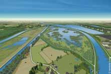 Zo heeft de rivier meer ruimte om te overstromen, waardoor de omwonenden en ook de ruimere regio beter beschermd worden tegen wateroverlast.