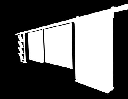) Folderrek e-board Interactive Whiteboards Prikborden Bord van kurklinoleum Flipover Boekenrek; 3 schappen (30 kg max.) Multimedia rek (30 kg max.