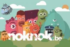 Postkaarten NokNok: nodigen jongeren uit naar www.noknok.be te gaan. Op de achterzijde kan je een boodschap schrijven.