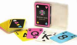 Extra visible - zonder figuren 106313101 Speelkaarten met grote opdruk en kleurcode Icatcher Originele speelkaarten, niet alleen