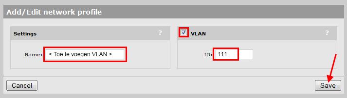 Ga naar Network Ports; (Figuur 6) 5. Klik op Add New VLAN ; (Figuur 7, Figuur 8) 6.