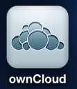 Met een ipod, iphone of ipad Zoek in naar de appstore naar owncloud en installeer bijbehorende app. ( 0,89) Start de app owncloud. Klik op Setup Account Server: cloud.qsit.