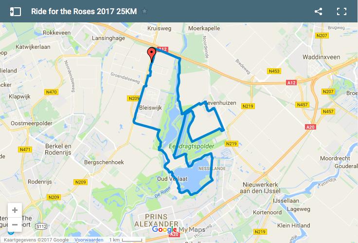 Toertocht 25 km De betrokken gemeenten zijn; Gemeente Lansingerland; Gemeente Zevenhuizen; en mogelijk Gemeente Rotterdam Routeomschrijving De 25 km route gaat langs de Rottemeren naar Zevenhuizen