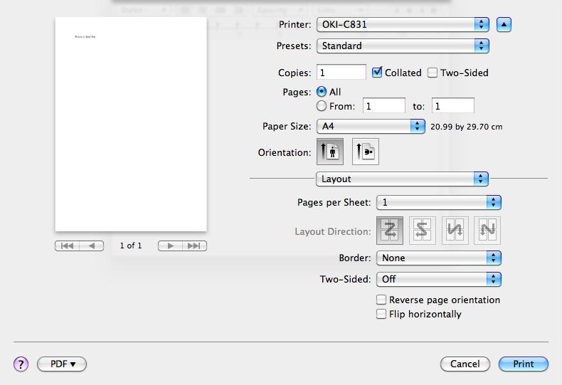 voorblad instellen. Hiermee kunt u de tekenreeks voor het afdrukken van een voorblad instellen. Deze functie is niet beschikbaar.