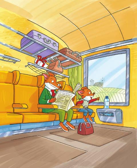 Speel mee met Geronimo Stilton! Kleur de vlakken in met de gevraagde kleur.