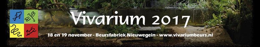 Nieuwsbrief nr.1 Augustus 2017 Vivarium 2017: Ready for more? Inmiddels staat Vivarium bij vele bezoekers jaarlijks in de agenda gemarkeerd.