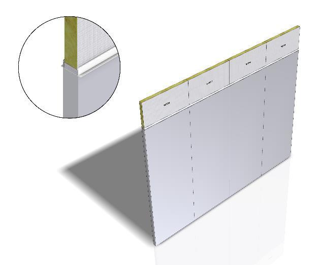 Nofisol 21 Nofisol 21 is een geluidschot specifiek ontwikkeld voor het dichtzetten van het plenum boven lichte scheidingswanden en onder verhoogde vloeren.