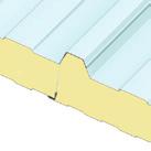 Geïsoleerde dak- Trapezoidal Roof KS1000/2000 RW Kuurne, België Trapezoidal Roof is een geïsoleerd dakpaneel met trapeziumprofiel en zichtbare bevestiging, dat geschikt is voor