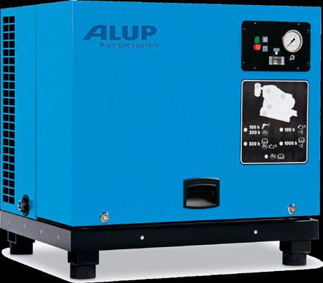 De ideale oplossing voor nijverheid en industrie HLE-compressoren van ALUP bieden een optimaal begin met een