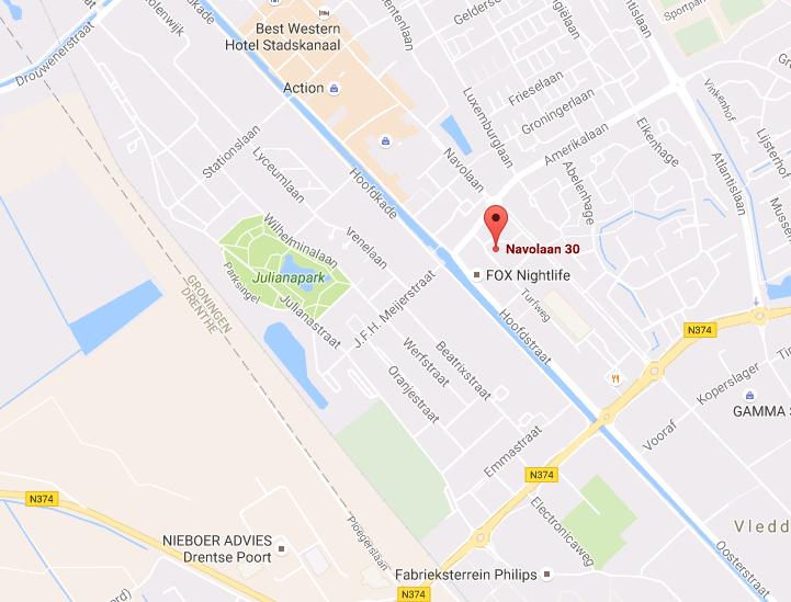 Locatie : Het object is gelegen aan de rand van het centrum van Stadskanaal.
