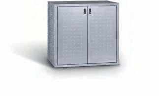 SILENT Serie 800 Containerkast voor één 4-wiel-afvalcontainers tot 800 liter of twee 2-wiel-afvalcontainers met een volume