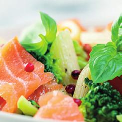 Salads Fresh * Salades : au choix dans la sélection «Eat s» Slaatjes : naar keuze in de «Eat s» selectie Farfalles au poulet 5.50 Farfalle met kip Salade César tradition 5.