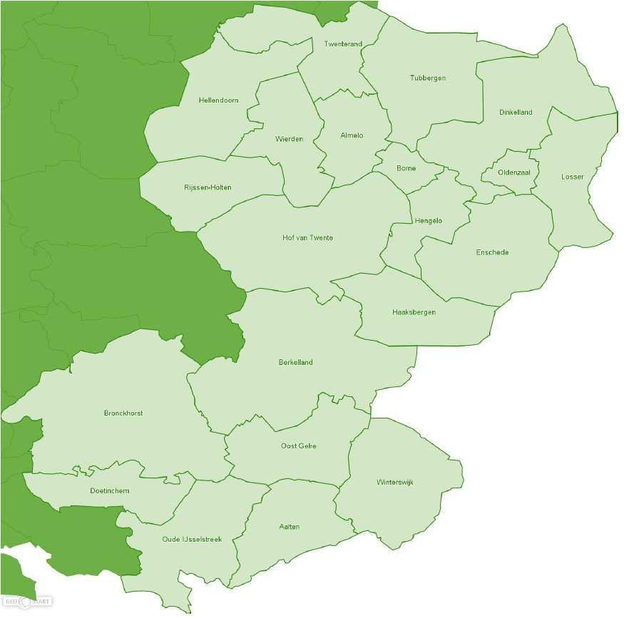 Vorming woningmarktregio Oost-Nederland 1.