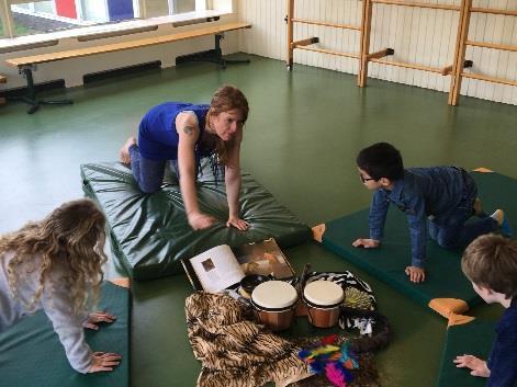 Er waren ook kinderen uit groep 8 die zélf graag een workshop wilden geven.