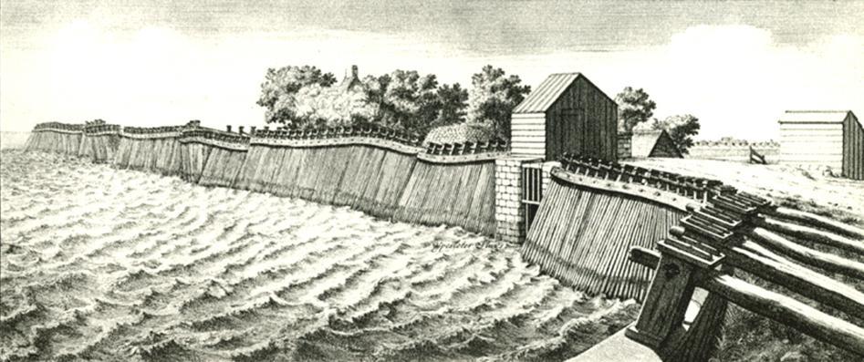 De Diemerdammersluis is onderdeel van de 12e-eeuwse Diemerzeedijk, die het achterliggende land moest beschermen tegen de Zuiderzee. Zij kon in tijden van oorlog ook als inundatiesluis worden gebruikt.
