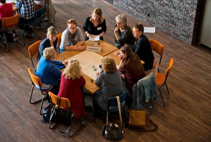 Tafel 1 : Werkzaak, Dienstwerk, het RIBW, UWV, gemeente Tiel en de afdeling Werk & Activiteiten van IrisZorg.