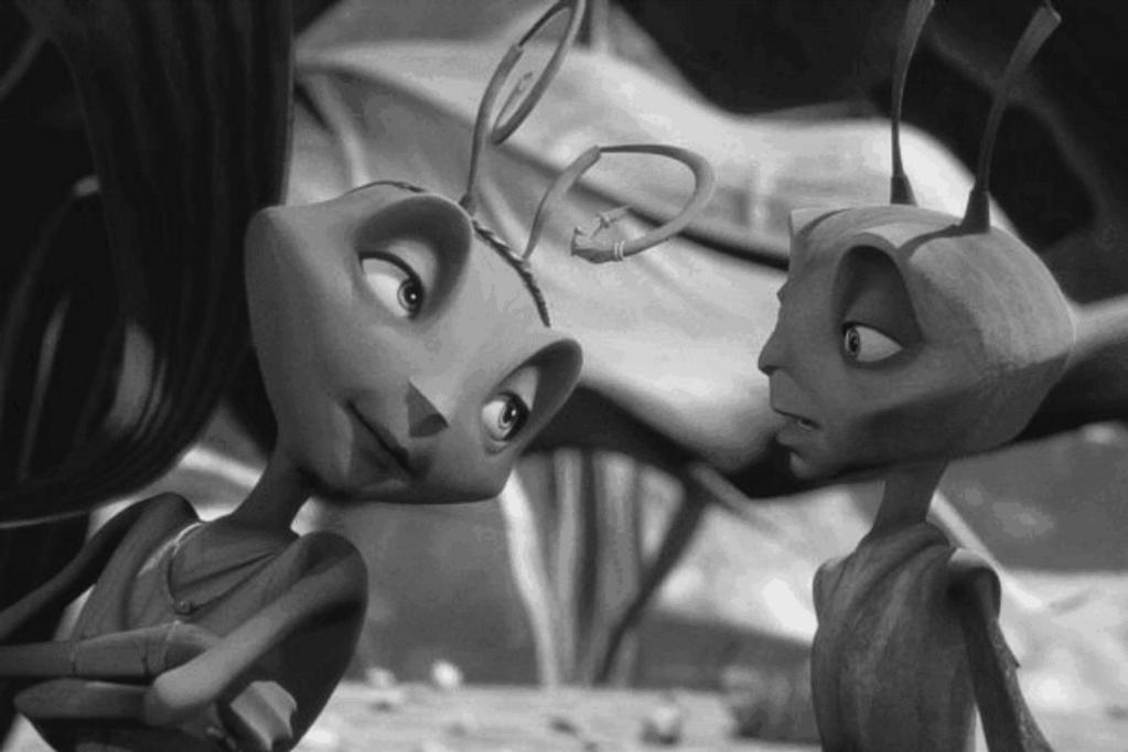 S AMENVATTING Figuur 59: Animated ants in de Disney-film Antz. debeelden [Fig. 60(a)]. De procedure om de botcontouren in een doorsnedebeeld te zoeken gaat als volgt.