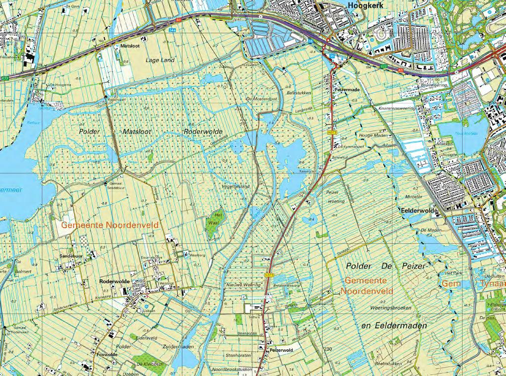 Route Roderwolde, Onlanden en meer 1 4 5 3 09 6