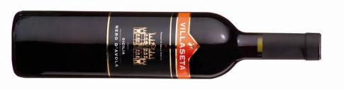 Villaseta, Nero d'avola 19,75 Streek: Sicilië Druivensoort: Nero d'avola Gemaakt uit geselecteerde Nero d'avola druiven. Diep robijnrode kleur met geuren van zwarte bessen en kersen.