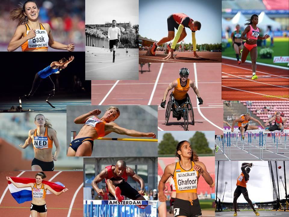 12 Ambassadeurs Inspanning Inzetten van topatleten van de Amsterdamse atletiekverenigingen als boegbeeld voor de campagne en als inspiratie om aan atletiek te gaan doen.
