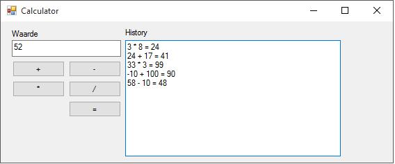 Figuur 2: Voorbeeld van het rekenmachine 2.6 A: Hexconverter Schrijf een programma dat toelaat om omzettingen tussen verschillende getalformaten uit te voeren.