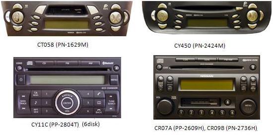 Niet geschikt voor de volgende systemen: - Primera bouwjaar 2001 met Blaupunkt Tape head unit - Patrol met radio/casette en wisselaar voorbereiding - Altima