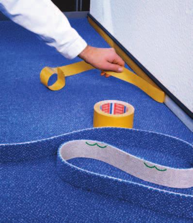 licht oneffen Voor tapijten met gladde rug Snel en betrouwbaar bevestigen Handinscheurbaar Montage- & vloerbedekkingstapes Totale dikte [µm] 185 m:mm 10:50 25:50 Kleefkracht/Staal [N/cm] 12/10* Inh.