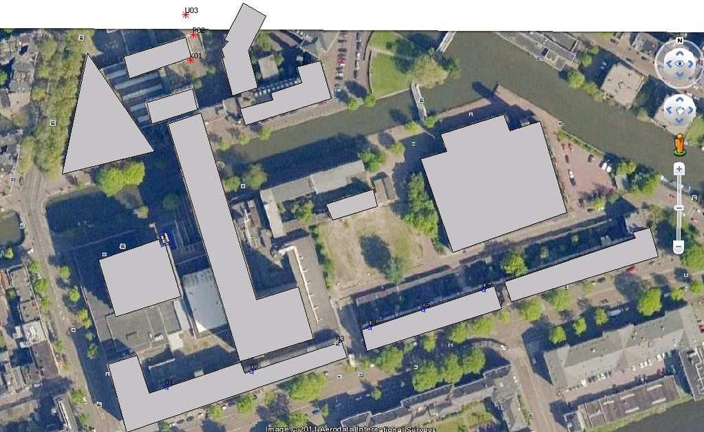 Op grond van uitgevoerde bronmetingen zijn de volgende geluidvermogens 1 vastgesteld: - koelunit (14 ventilatoren in werking) 93 db(a); - uitblaasrooster parkeergarage 61 db(a); - deur parkeergarage