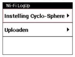 4. Pioneer SGX-CA5OO verbinden met Cyclo Sphere Om training files draadloos te uploaden naar Cyclo Sphere
