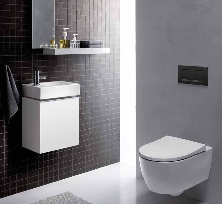 icon. Product en ruimte op elkaar afstemmen. De nieuwe icon slim seat toiletzitting brengt een licht, slank accent in de badkamer.