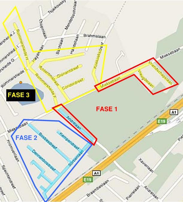 Fasering - fase 1 4 maanden, in uitvoering - fase 2 6