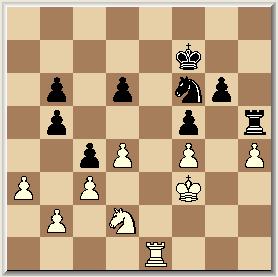 Want een analyse leert dat het moeilijk is iemand hier de zege toe te kennen. Een poging zou dan moeten zijn: 41. Pxe4, fxe4 42. Kxe4, Txh4+ 43. Kd5, Txf4 44. Kc6, Tf2 45.