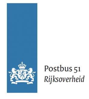 3.3.6 Het nieuwe logo van Postbus 51 Binnenkort zal de gehele Rijksoverheid herkenbaar zijn door een nieuw (rijksbreed) logo.