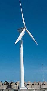 Middelgrote windturbines De middelgrote windturbines zijn qua structuur meestal sterk te vergelijken met