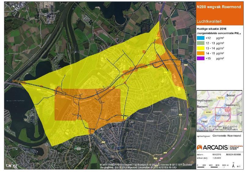 Deelaspect lucht in de plansituaties in 2022 en 2027 nergens