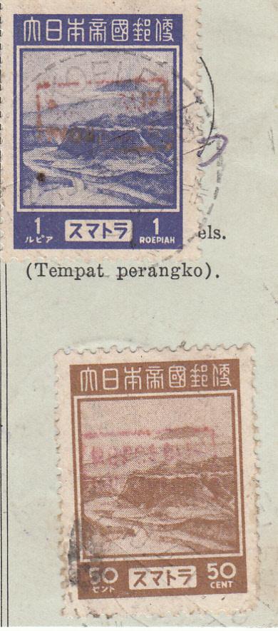 Figuur 5 laat op de achterzijde van een postwissel van Japanse makelij een van de meest bruikbare voorbeelden zien.