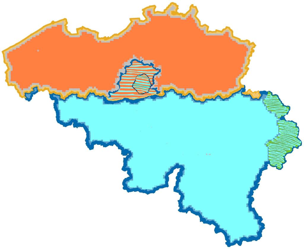 Voor de Senaat (en het Europees Parlement) bleven deze gemeenten eveneens ingedeeld bij de kieskring Brussel, zodat het kiesterritorium van de Franstalige lijsten zich uitstrekt over het Waals