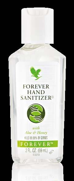 Forever Hand Sanitizer desinfecterende handgel biedt 99,9% bescherming tegen bacteriën: perfect voor onderweg, op vakantie, of als handhygiëne bij babyverzorging.