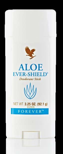 Aloe Ever-Shield De Aloe Ever-Shield Deodorant Stick geeft u de hele dag een effectieve bescherming en een fris gevoel.