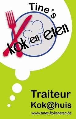 GENTENS STEVEN 0495 42 26 98 www.tines-kokeneten.be info@tines-kokeneten.be Enkel open op afspraak.