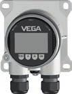 : Aansluiting van de VEGADIS 8 op de sensor Voedingsspanning/signaaluitgang sensor Sensor Verbindingskabel sensor - externe display- en bedieningseenheid Externe display- en