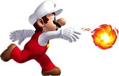 18 Mario's versch illende vormen Vliegende-Eekhoorn-Mario Gebruik hiervoor een supereikel. Je kunt dan door de lucht zweven en even aan muren blijven hangen.